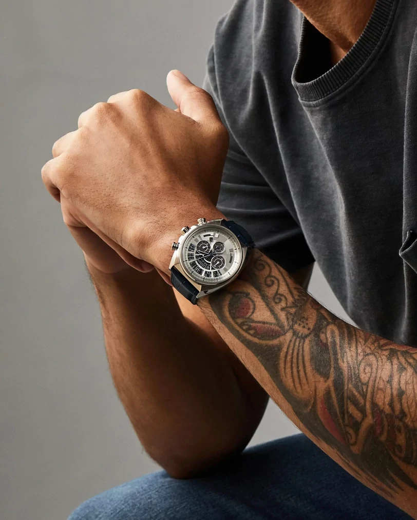 Millennium Falcon Silver-Tone Dial Leather Strap CA4281-00W | CITIZEN